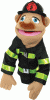 Firefighter Puppet